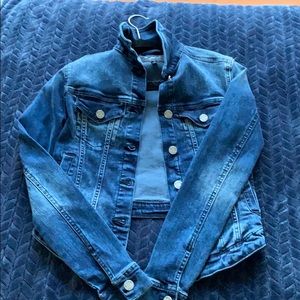 Dark Blue Washed Jean Jacket From William Rast